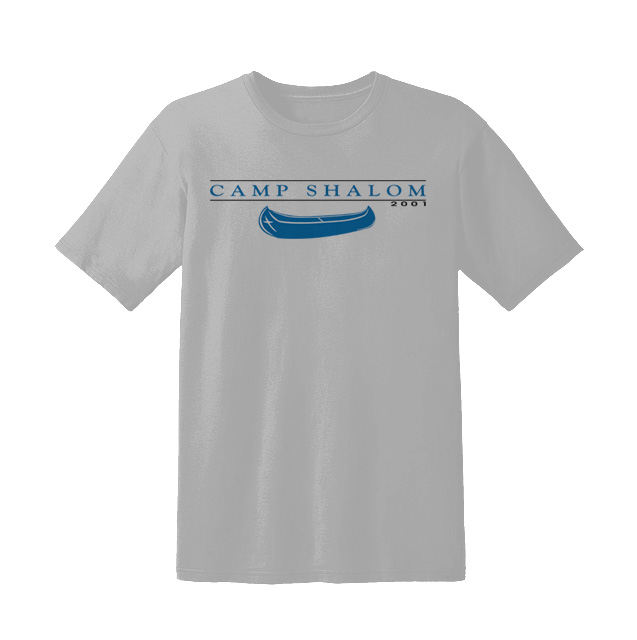 Camp Shalom canoe tshirt