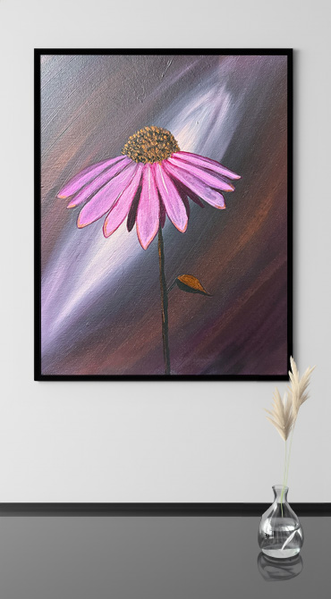 abstract coneflower